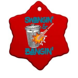 Bangin Houston Baseball Team Ceramic Star Ornament