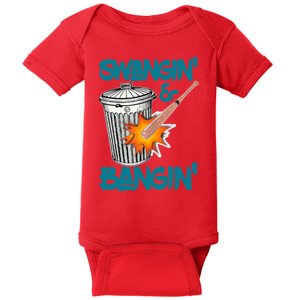 Bangin Houston Baseball Team Baby Bodysuit