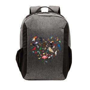 Bird Heart Birding Bird Watching Birder Bird Watcher Vector Backpack