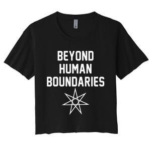 Beyond Human Boundaries Alter Kin Otherkin Therian Women's Crop Top Tee