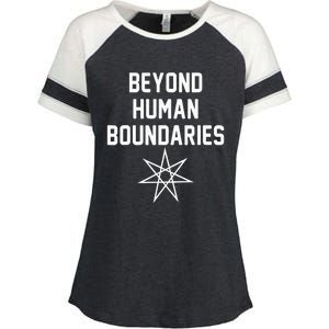 Beyond Human Boundaries Alter Kin Otherkin Therian Enza Ladies Jersey Colorblock Tee