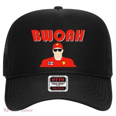 Bwoah Human High Crown Mesh Back Trucker Hat