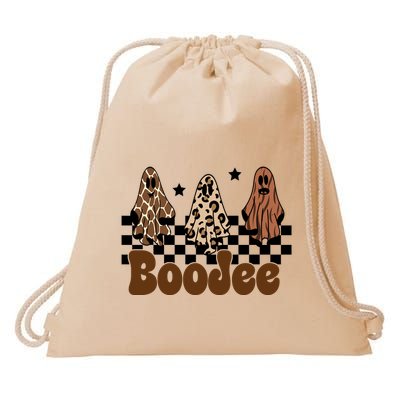 BooJee Halloween Bougie Ghost Funny Drawstring Bag