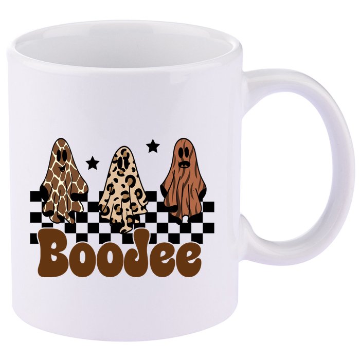 BooJee Halloween Bougie Ghost Funny 11oz C Handle Ceramic Mug