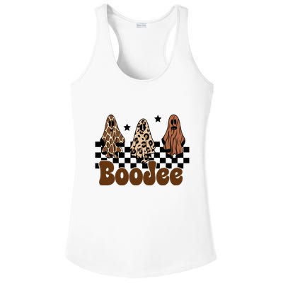 BooJee Halloween Bougie Ghost Funny Ladies PosiCharge Competitor Racerback Tank