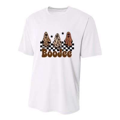 BooJee Halloween Bougie Ghost Funny Youth Performance Sprint T-Shirt