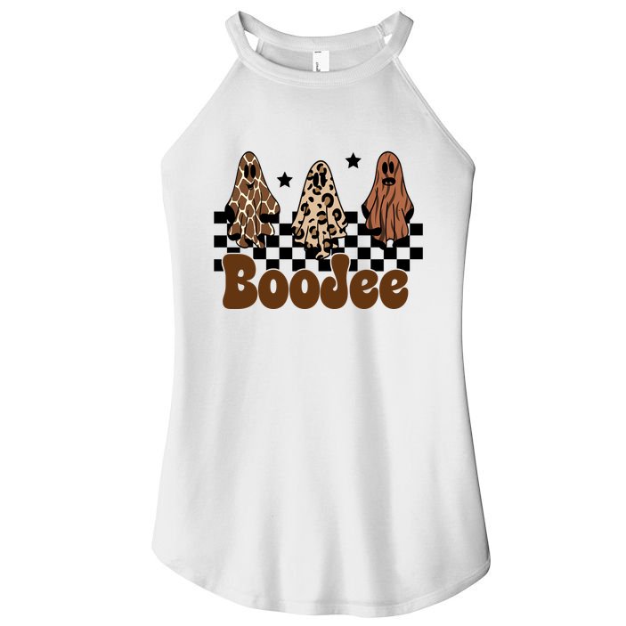 BooJee Halloween Bougie Ghost Funny Women's Perfect Tri Rocker Tank