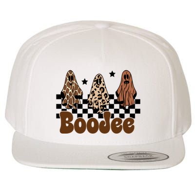 BooJee Halloween Bougie Ghost Funny Wool Snapback Cap