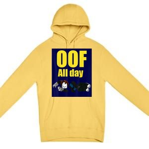 Bacon Hair Boy Oof All Day Design For Pc Vr &Amp; Video Gamers Premium Pullover Hoodie