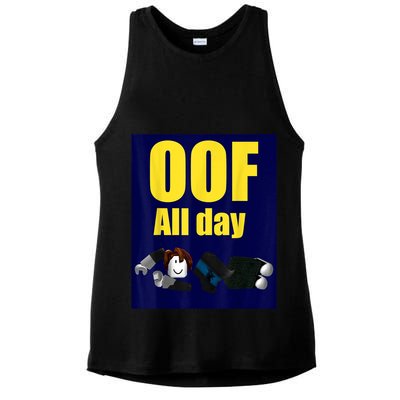 Bacon Hair Boy Oof All Day Design For Pc Vr &Amp; Video Gamers Ladies PosiCharge Tri-Blend Wicking Tank