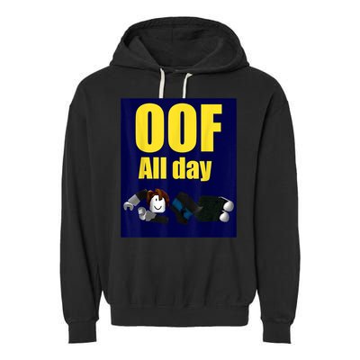 Bacon Hair Boy Oof All Day Design For Pc Vr &Amp; Video Gamers Garment-Dyed Fleece Hoodie