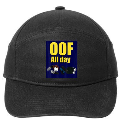 Bacon Hair Boy Oof All Day Design For Pc Vr &Amp; Video Gamers 7-Panel Snapback Hat