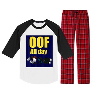 Bacon Hair Boy Oof All Day Design For Pc Vr &Amp; Video Gamers Raglan Sleeve Pajama Set