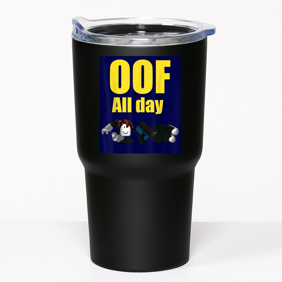 Bacon Hair Boy Oof All Day Design For Pc Vr &Amp; Video Gamers Tumbler