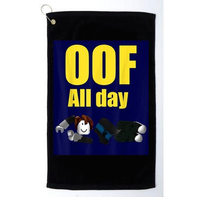 Bacon Hair Boy Oof All Day Design For Pc Vr &Amp; Video Gamers Golf Towel