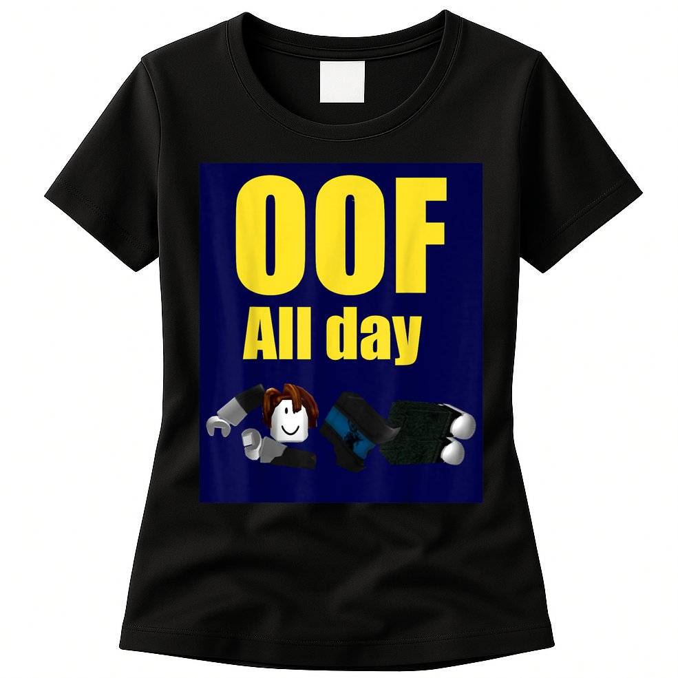 Bacon Hair Boy Oof All Day Design For Pc Vr &Amp; Video Gamers Womens T-Shirt