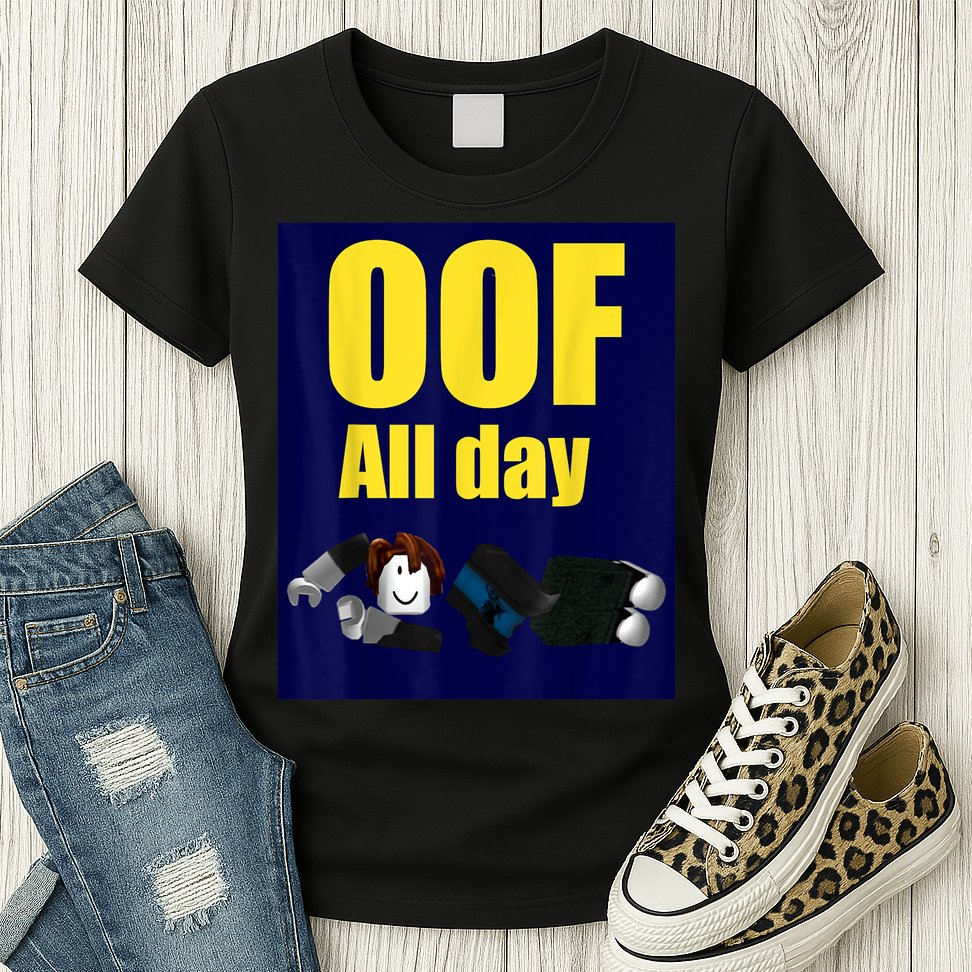 Bacon Hair Boy Oof All Day Design For Pc Vr &Amp; Video Gamers Womens T-Shirt