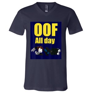 Bacon Hair Boy Oof All Day Design For Pc Vr &Amp; Video Gamers V-Neck T-Shirt