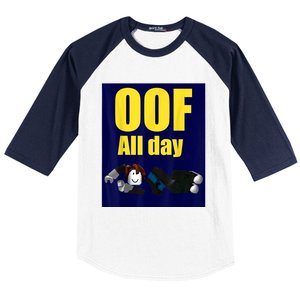 Bacon Hair Boy Oof All Day Design For Pc Vr &Amp; Video Gamers Baseball Sleeve Shirt