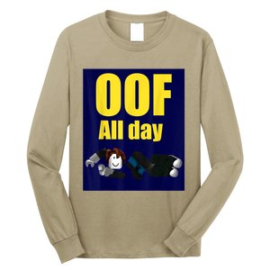 Bacon Hair Boy Oof All Day Design For Pc Vr &Amp; Video Gamers Long Sleeve Shirt