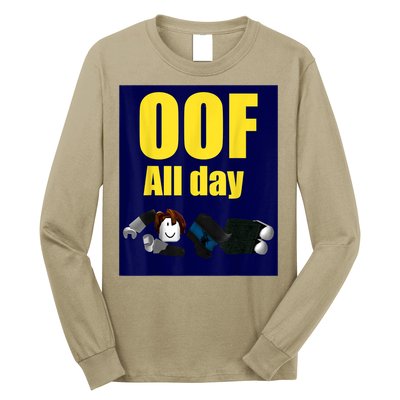 Bacon Hair Boy Oof All Day Design For Pc Vr &Amp; Video Gamers Long Sleeve Shirt