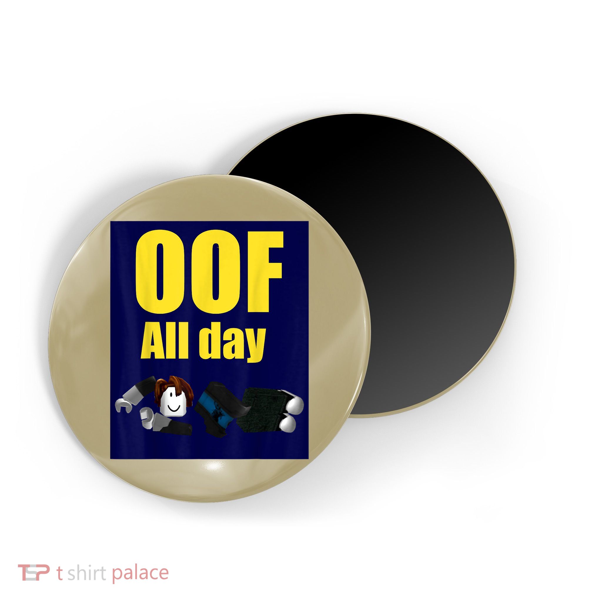 Bacon Hair Boy Oof All Day Design For Pc Vr &Amp; Video Gamers Magnet