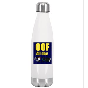 Bacon Hair Boy Oof All Day Design For Pc Vr &Amp; Video Gamers Stainless Steel Insulated Water Bottle