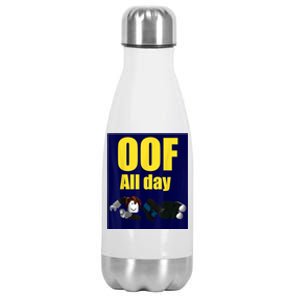 Bacon Hair Boy Oof All Day Design For Pc Vr &Amp; Video Gamers Stainless Steel Insulated Water Bottle