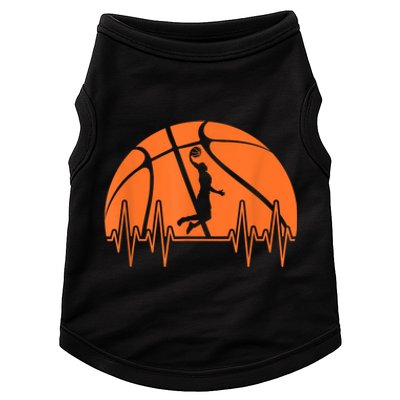 Basketball Heartbeat Basketball Player Doggie Tank