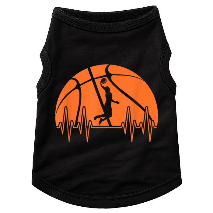 Basketball Heartbeat Basketball Player Doggie Tank