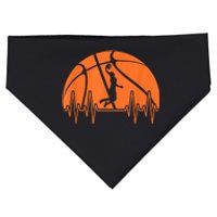 Basketball Heartbeat Basketball Player USA-Made Doggie Bandana