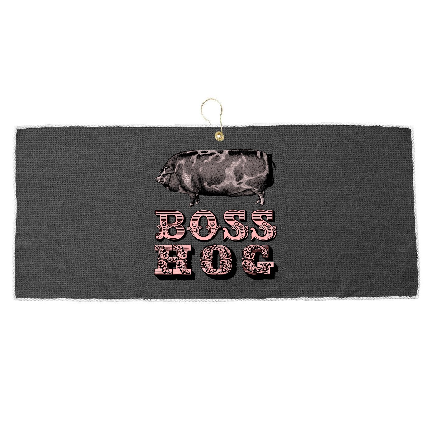 Boss Hog Large Microfiber Waffle Golf Towel