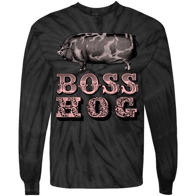 Boss Hog Tie-Dye Long Sleeve Shirt