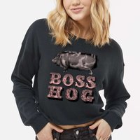 Boss Hog Cropped Pullover Crew