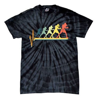 Boxing Heartbeat Boxer Gift Love Tie-Dye T-Shirt