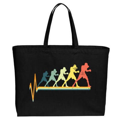 Boxing Heartbeat Boxer Gift Love Cotton Canvas Jumbo Tote