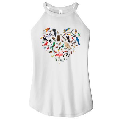 Bird Heart Birding Bird Watching Birder Bird Watcher Women’s Perfect Tri Rocker Tank