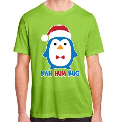 Bah Hum Bug Penguin Santa Hat Anti Xmas Scrooge Humor Gift Adult ChromaSoft Performance T-Shirt