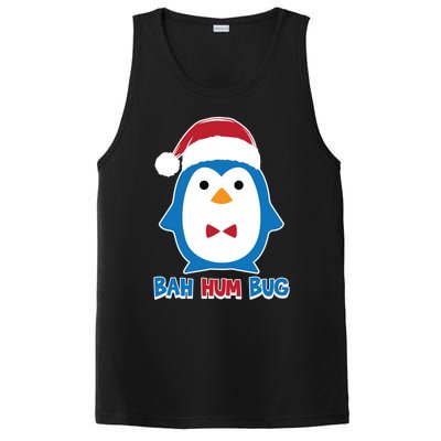 Bah Hum Bug Penguin Santa Hat Anti Xmas Scrooge Humor Gift PosiCharge Competitor Tank