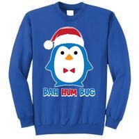 Bah Hum Bug Penguin Santa Hat Anti Xmas Scrooge Humor Gift Sweatshirt