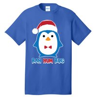 Bah Hum Bug Penguin Santa Hat Anti Xmas Scrooge Humor Gift Tall T-Shirt