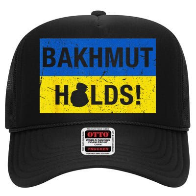 Bakhmut Holds! High Crown Mesh Back Trucker Hat