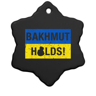 Bakhmut Holds! Ceramic Star Ornament