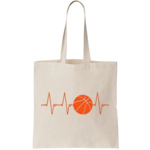 Basketball Heartbeat Bball Gift Tote Bag