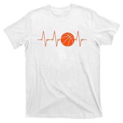 Basketball Heartbeat Bball Gift T-Shirt