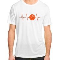 Basketball Heartbeat Bball Gift Adult ChromaSoft Performance T-Shirt