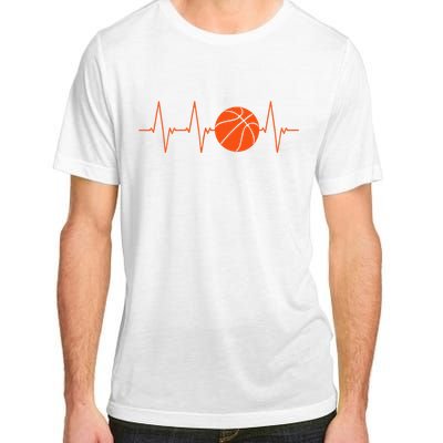 Basketball Heartbeat Bball Gift Adult ChromaSoft Performance T-Shirt