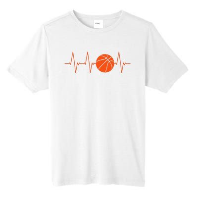 Basketball Heartbeat Bball Gift Tall Fusion ChromaSoft Performance T-Shirt