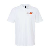 Basketball Heartbeat Bball Gift Softstyle Adult Sport Polo