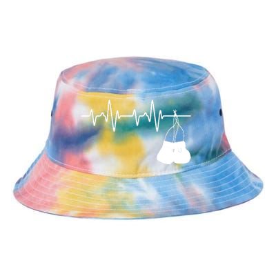 Boxing Heartbeat Boxing Lover Boxer Kickboxing Fan Tie Dye Newport Bucket Hat